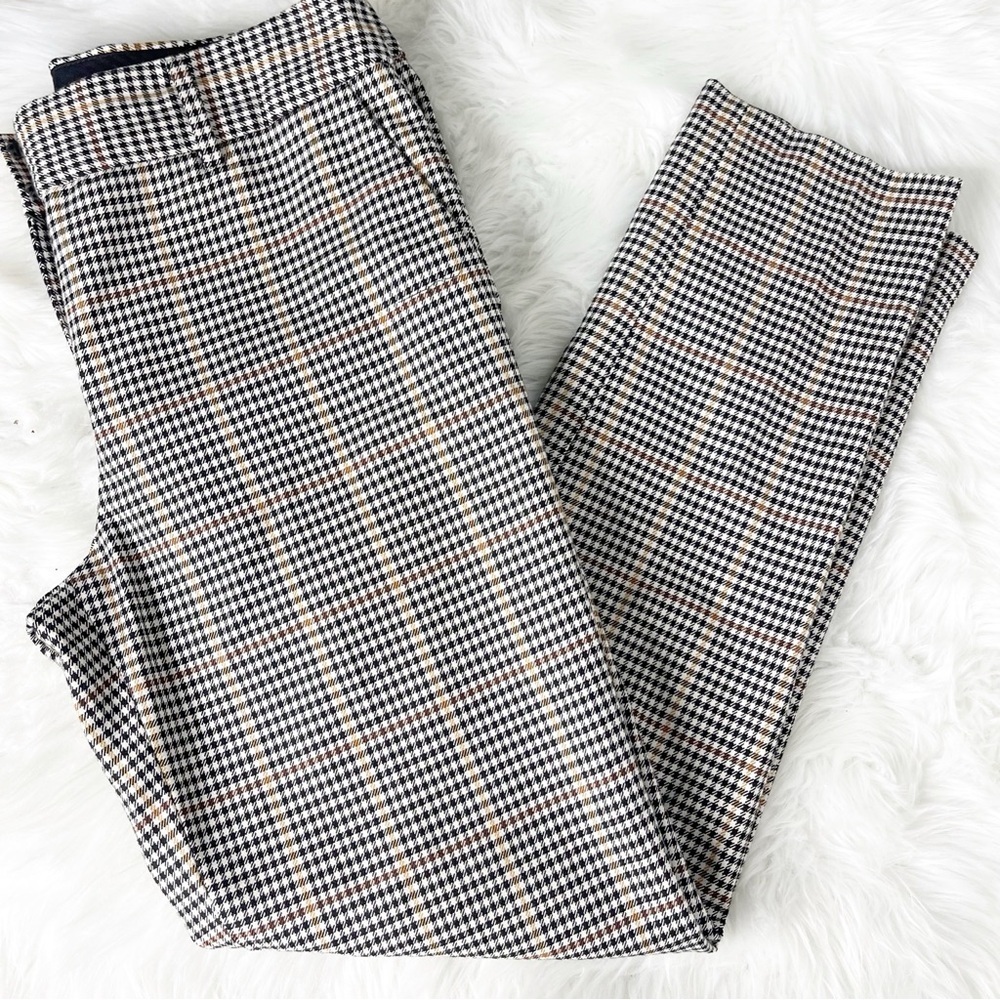 Talbots Houndstooth Hampshire Ankle Pants Size 4